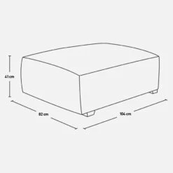 Habitat Repose-pieds En Cuir Savoy - Noir Obsidienne -meubles boutique repose pieds en cuir savoy noir 1229463