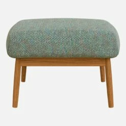 Habitat Repose-pieds En Tissu Bellagio - Vert Lagon -meubles boutique repose pieds en tissu bellagio gris vert 1309997 1