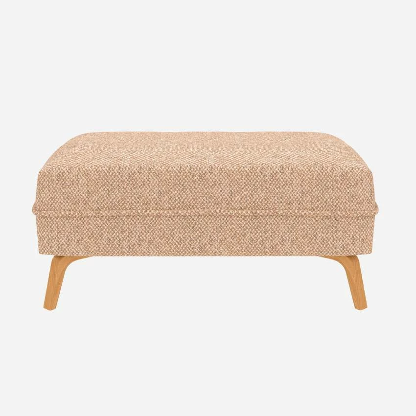 Habitat Repose-pieds En Tissu Bellagio - Orange Aurore 5 Habitat Repose-pieds En Tissu Bellagio - Orange Aurore – Image 5