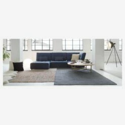 Habitat Repose-pieds En Tissu - Bleu Marine -meubles boutique repose pieds en tissu bleu marine 1335571