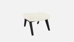 Habitat Repose-pieds En Tissu Bormio - Blanc Albâtre - Pieds Noirs 11 Habitat Repose-pieds En Tissu Bormio - Blanc Albâtre - Pieds Noirs -meubles boutique repose pieds en tissu bormio blanc albatre pieds noirs 10374393 2