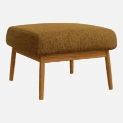 Habitat Repose-pieds En Tissu Copparo - Jaune Moutarde -meubles boutique repose pieds en tissu copparo jaune moutarde 1310009 1