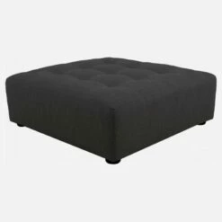 Habitat Repose-pieds En Tissu - Gris Anthracite -meubles boutique repose pieds en tissu gris anthracite 1093363