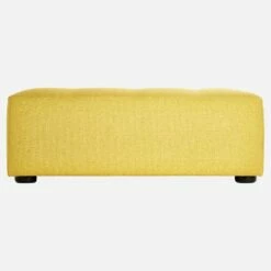 Habitat Repose-pieds En Tissu - Jaune Moutarde -meubles boutique repose pieds en tissu jaune moutarde 1220849