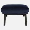 Habitat Repose-pieds En Velours - Bleu Encre - Pieds Noirs
