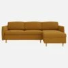 Habitat Canapé Convertible D'angle 3 Places En Tissu - Jaune Moutarde