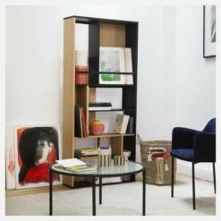 Habitat Etagère En Chêne - Bicolore - Design By Marie Matsuura -meubles boutique scaffale in rovere bicolore design by marie matsuura 1331595