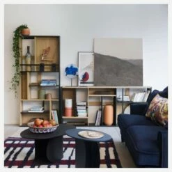 Habitat Etagère En Chêne - Bicolore - Design By Marie Matsuura -meubles boutique scaffale in rovere bicolore design by marie matsuura 1338239