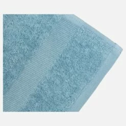 Habitat Serviette De Toilette En Coton - 70 X 140 Cm - Bleu -meubles boutique serviette de toilette en coton 70 x 140 cm bleu 1327355