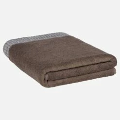 Habitat Serviette De Toilette En Coton - 70 X 140 Cm - Marron