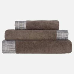 Habitat Serviette De Toilette En Coton - 70 X 140 Cm - Marron -meubles boutique serviette de toilette en coton 70 x 140 cm marron 1327783