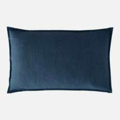 Habitat Taie D'oreiller En Coton - 50 X 80 Cm - Bleu Nuit -meubles boutique skye taie doreiller bleu nuit 50x80 2559321 1