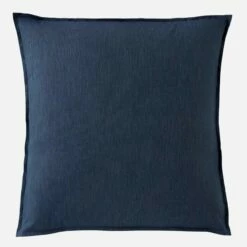 Habitat Taie D'oreiller En Coton - 65 X 65 Cm - Bleu Nuit