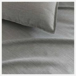Habitat Taie D'oreiller En Coton - 50 X 80 Cm - Gris -meubles boutique skye taie doreiller gris 50x80 2559261