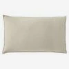 Habitat Taie D'oreiller En Coton - 50 X 80 Cm - Beige Et Vert Clair
