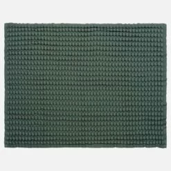 Habitat Plaid En Coton - 130 X 170 Cm - Vert -meubles boutique sym plaid texture vert 130x170 1314729