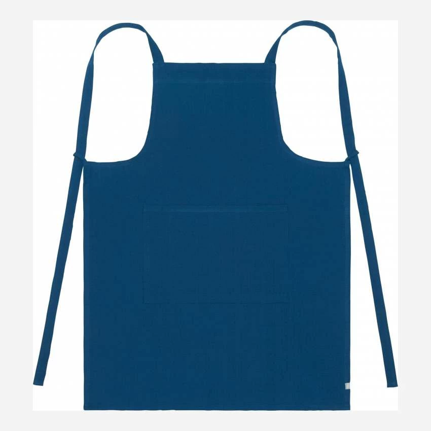 Habitat Tablier En Coton Bleu Cobalt 4 Habitat Tablier En Coton Bleu Cobalt – Image 4