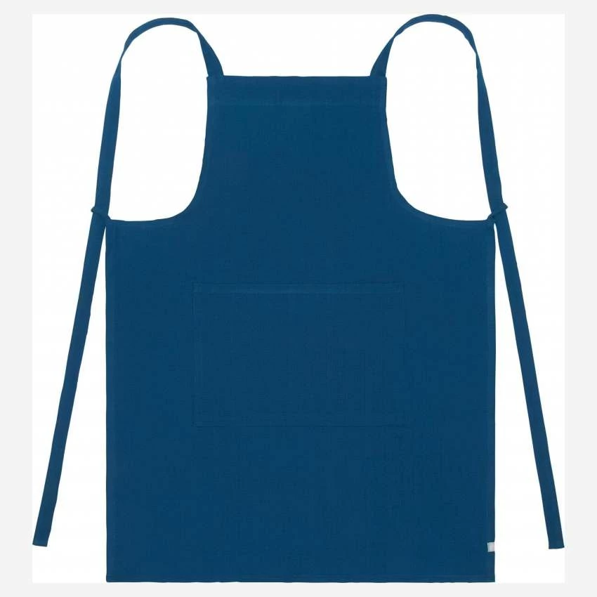 Habitat Tablier En Coton Bleu Cobalt 1 Habitat Tablier En Coton Bleu Cobalt