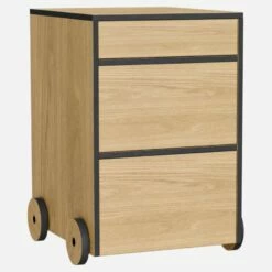 Habitat Caisson De Bureau En Chêne - Naturel 7 Habitat Caisson De Bureau En Chêne - Naturel -meubles boutique tahra caisson de bureau 3tiroirs 3260987