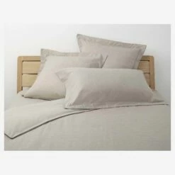 Habitat Taie D'oreiller En Coton - 50 X 80 Cm - Beige 8 Habitat Taie D'oreiller En Coton - 50 X 80 Cm - Beige -meubles boutique taie doreiller 50x80cm grege 1261251