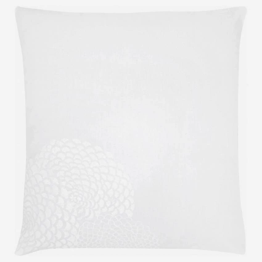 Habitat Taie D'oreiller En Coton - 80 X 80 Cm - Blanc 1 Habitat Taie D'oreiller En Coton - 80 X 80 Cm - Blanc