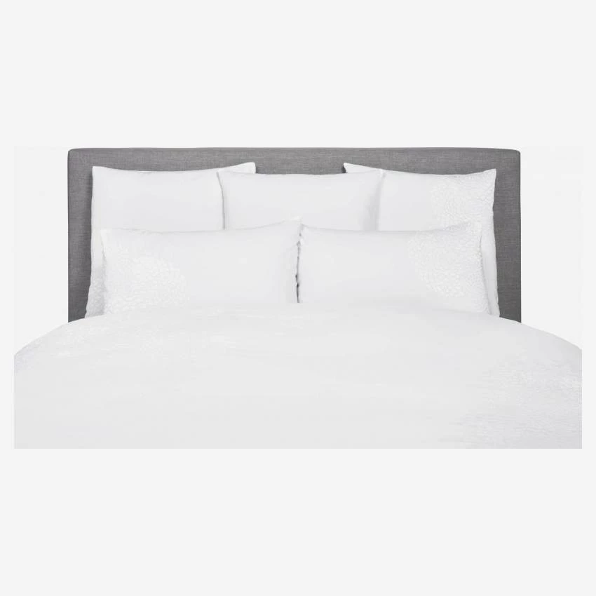 Habitat Taie D'oreiller En Coton - 80 X 80 Cm - Blanc 5 Habitat Taie D'oreiller En Coton - 80 X 80 Cm - Blanc – Image 5