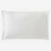 Habitat Taie D'oreiller En Satin De Coton - 50 X 80 Cm - Blanc