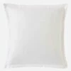 Habitat Taie D'oreiller En Satin De Coton - 65 X 65 Cm - Blanc