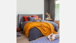 Habitat Taie D'oreiller En Lin - 50 X 80 Cm - Gris -meubles boutique taie doreiller en lin 50 x 80 cm gris 10793955 2