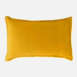 Habitat Taie D'oreiller En Lin - 50 X 80 Cm - Jaune Moutarde 9 Habitat Taie D'oreiller En Lin - 50 X 80 Cm - Jaune Moutarde -meubles boutique taie doreiller en lin 50 x 80 cm jaune moutarde 2559005 1