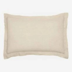 Habitat Taie D'oreiller En Lin - 50 X 80 Cm - Beige -meubles boutique taie doreiller en lin 50 x 80 cm naturel 1086677 1