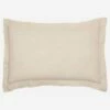 Habitat Taie D'oreiller En Lin - 50 X 80 Cm - Beige