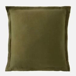 Habitat Taie D'oreiller En Lin - 65 X 65 Cm - Vert Kaki 9 Habitat Taie D'oreiller En Lin - 65 X 65 Cm - Vert Kaki -meubles boutique taie doreiller en lin 65 x 65 cm kaki 2558885 1