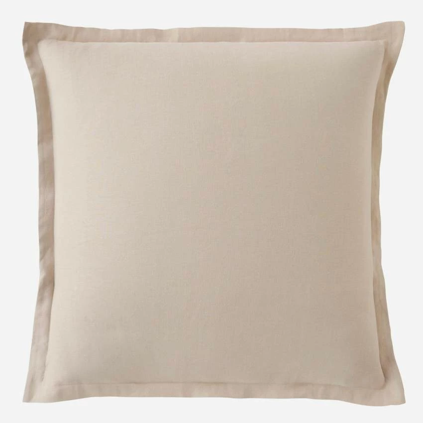 Habitat Taie D'oreiller En Lin - 65 X 65 Cm - Beige 1 Habitat Taie D'oreiller En Lin - 65 X 65 Cm - Beige