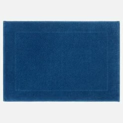 Habitat Tapis De Bain 80x60cm En Coton Bleu