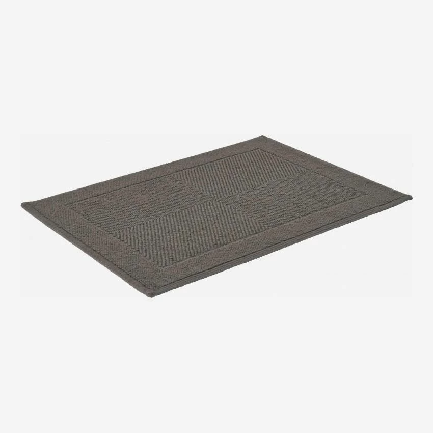 Habitat Tapis De Bain 80x60cm En Coton Marron 4 Habitat Tapis De Bain 80x60cm En Coton Marron – Image 4