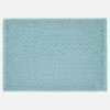 Habitat Tapis De Bain En Coton - 50 X 70 Cm - Bleu