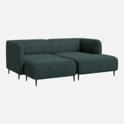 Habitat Repose-pieds En Tissu – Bleu -meubles boutique tedd repose pieds bleu 6513907 1