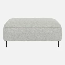 Habitat Repose-pieds En Tissu – Gris Clair -meubles boutique tedd repose pieds gris clair 6513923 1