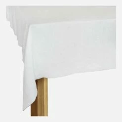 Habitat Nappe En Lin - 150 X 250 Cm - Blanc -meubles boutique toalha em linho 150 x 250 cm branco 12565011 1
