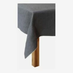 Habitat Nappe En Lin - 150 X 250 Cm - Gris Anthracite -meubles boutique toalha em linho 150 x 250 cm cinzento antracite 6441213 1