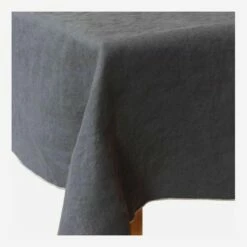 Habitat Nappe En Lin - 150 X 250 Cm - Gris Anthracite -meubles boutique toalha em linho 150 x 250 cm cinzento antracite 6441217 1