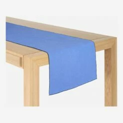 Habitat Travers De Table En Lin - 40 X 150 Cm - Bleu électrique -meubles boutique travers de table en lin 40 x 150 cm bleu electrique 2421493 1