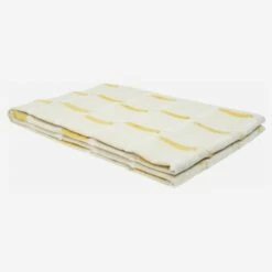 Habitat Dessus De Lit En Coton - 230 X 260 Cm - Jaune