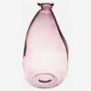 Habitat Vase Dame Jeanne En Verre Recyclé – 21 X 36 Cm – Rose