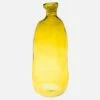 Habitat Vase Dame Jeanne En Verre Recyclé – 22 X 51 Cm – Jaune