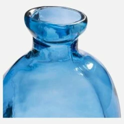 Habitat Vase Dame Jeanne En Verre Recyclé – 34 X 73 Cm – Bleu -meubles boutique vase en verre 34 x 73 cm naturel 8638823