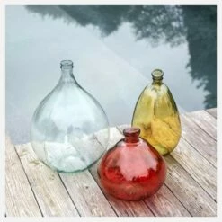 Habitat Vase En Verre Recyclé - 40 X 56 Cm - Transparent -meubles boutique vase en verre 40 x 56 cm transparent 1338863