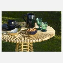 Habitat Verre à Pied En Verre Pressé - 240 Ml - Vert émeraude -meubles boutique verre a pied en verre presse 240 ml vert emeraude 1332459