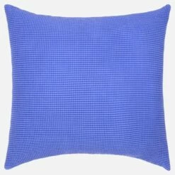 Habitat Coussin En Coton - 50 X 50 Cm - Bleu